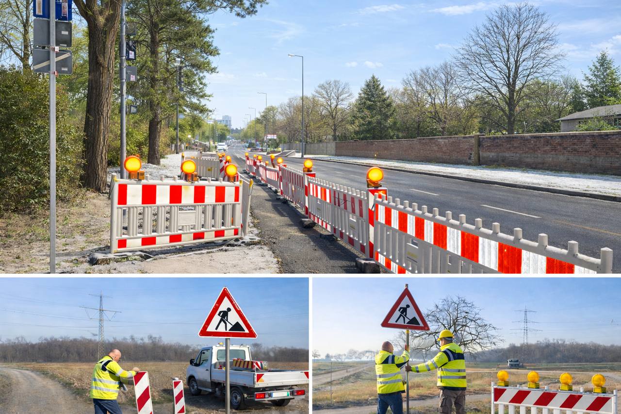 Einblicke in die tägliche Arbeit der Verkehrssicherung auf Baustellen